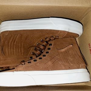 VANS Sk8-Hi Moc Fringe NEVER WORN